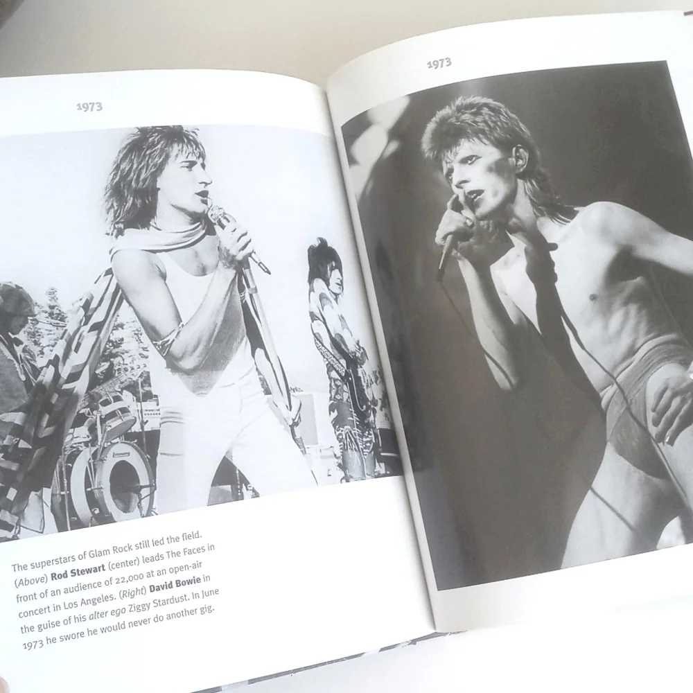 Remember the Seventies: Pictorial History Hardback Book w DVD Queen David Bowie